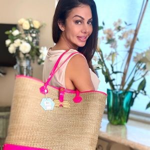 Jonathan Adler Duchess Straw Large Tote